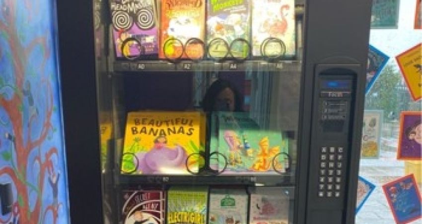Vending machines to inspire love of reading