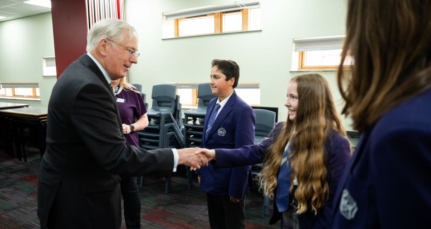 HRH Duke of Gloucester visits Prince William School
