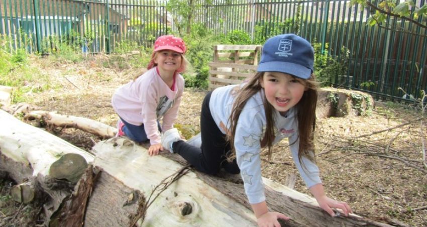 Hardingstone pupils explore the great outdoors with new Forest School